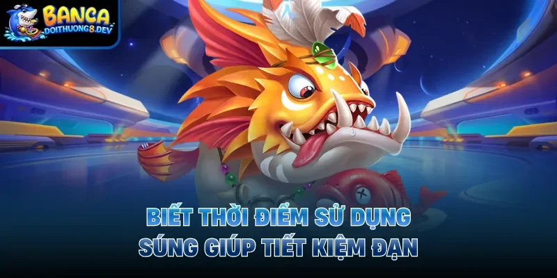Biết thời điểm sử dụng súng giúp tiết kiệm đạn
