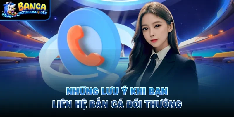Những lưu ý khi bạn liên hệ Bắn Cá Đổi Thưởng