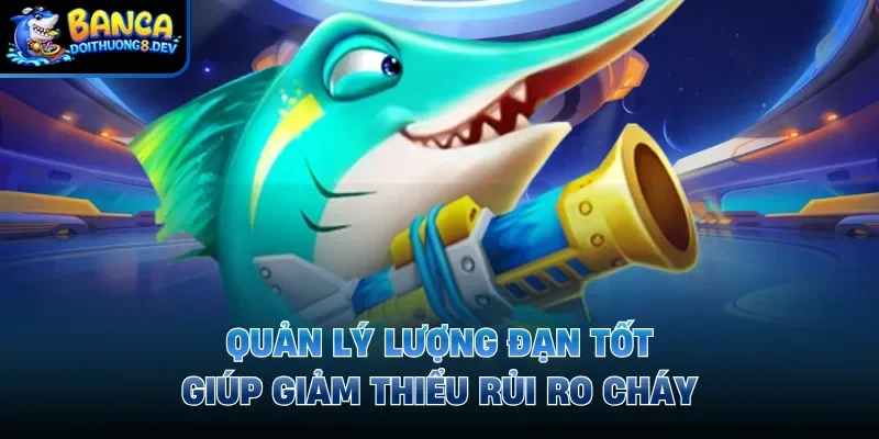 Quản lý lượng đạn tốt giúp giảm thiểu rủi ro cháy