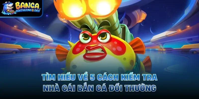 Tìm hiểu về 5 cách kiểm tra nhà cái bắn cá đổi thưởng