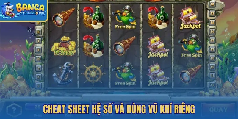 Hệ số tướng và thương giáo cho từng tuyến cá
