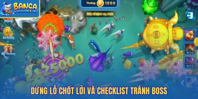 Mẹo chơi bắn cá vui với mốc dừng và né Boss