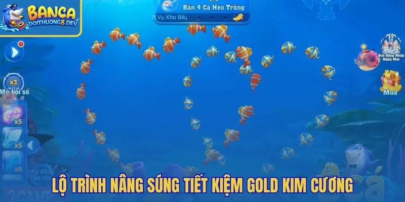 Mẹo chơi bắn cá VNG theo mốc nâng súng giữ tài nguyên