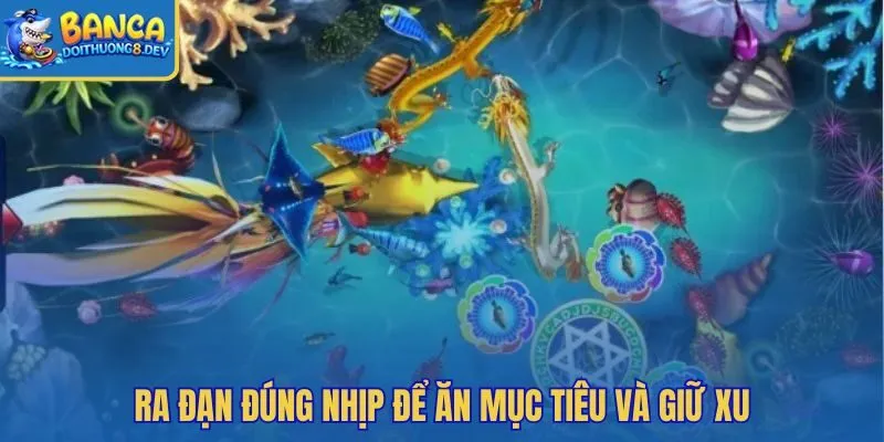 Canh cò đúng lúc giữ nhịp ăn mục tiêu gần