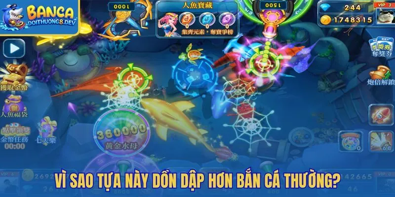 Fishing War cùng mật độ mục tiêu dày và cao trào liên tiếp